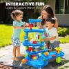 CozyBomB Water Table for Toddlers 3-5 | Outdoor Toys Water Play Table, Magnetic Fishing Toy Game, Summer Splash Pond Showers Sand Activity, Sensory Party Birthday Gift Kids Ages 4-8 9-12 (5-Tiers) view 3
