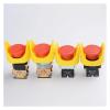 10pcs Diameter 22mm Push Button Switch Accessories Emergency Stop Button Protective Cover Ring view 4