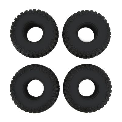 4 Pcs 1.9 Inch RC Crawler Tires, High Performance Rubber Tyres with Anti Skid Grooves, Replacement for Traxxas, Hsp, Redcat, Tamiya, Axial SCX10 D90, Hpi, Durable for All Terrain