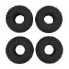 4 Pcs 1.9 Inch RC Crawler Tires, High Performance Rubber Tyres with Anti Skid Grooves, Replacement for Traxxas, Hsp, Redcat, Tamiya, Axial SCX10 D90, Hpi, Durable for All Terrain view 1