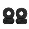 4 Pcs 1.9 Inch RC Crawler Tires, High Performance Rubber Tyres with Anti Skid Grooves, Replacement for Traxxas, Hsp, Redcat, Tamiya, Axial SCX10 D90, Hpi, Durable for All Terrain view 3