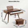 STRICH 37 Keys Kids Piano Keyboard Set, Mini Digital Piano for Kids With Stand Chair, Drawer Design Wood Piano for 3+ Girls and Boys, Walnut Color, SEK-50 view 4