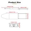 Retractable Folding Ironing Board for Wardrobe, Closet Pull-Out Ironing Station, Space-Saving with Cotton Cover, 180 Swivel view 2