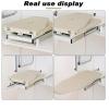 Retractable Folding Ironing Board for Wardrobe, Closet Pull-Out Ironing Station, Space-Saving with Cotton Cover, 180 Swivel view 4