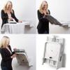 Wall Mounted Ironing Board with 180 Swivel, Heavy Duty Foldable Ironing Station with Cotton Cover for Laundry Room view 3