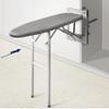 Pop-Up Wall-Mounted Folding Ironing Board with Metal Frame, 180 Rotation, Heat-Resistant Cotton Cover Included view 4