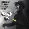 IEEILULU Plague Doctor Costume Kids, 19 Pieces Plague Doctor Outfit Set Renaissance Medieval Robes with Bird Beak Mask Hat Cane (S) view 3