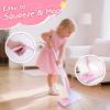 Hilsoeet Kids Spray Mop Pink, Real Working Water-Spraying Toy, Montessori Mini Mop with 2 Microfiber Washable Pads, Toddler Cleaning Set for Floor, Christmas Birthday Gifts for Age 3 4 5 6 7 8 view 2