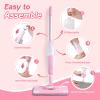 Hilsoeet Kids Spray Mop Pink, Real Working Water-Spraying Toy, Montessori Mini Mop with 2 Microfiber Washable Pads, Toddler Cleaning Set for Floor, Christmas Birthday Gifts for Age 3 4 5 6 7 8 view 4