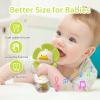 Weirtoya 2 PCS Baby Rattles Teething Toys 3-6 Month, Baby Toys for 0-12 Months Sensory Toys Infant Toys 0-6 Months, Newborn Boys and Girls Must Haves Toys Babies Gifts view 2