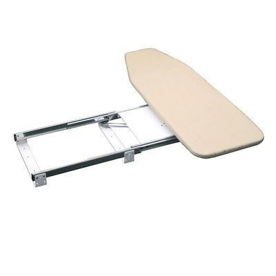Wall Mounted Folding Ironing Board with 180 Swivel, Soft-Closing, Space-Saving Design, Heat-Resistant Cotton Cover