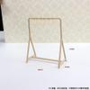 1 Set Doll Garment Rack with 6Pcs Clothes Hanger for Small Dolls Clothes Rack White Mini Dress Up Storage Doll Garment Rack Accessory for Dollhouse Cat Puppy (Y Style-Gold) view 2