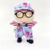 15-17cm Fashion Doll Clothes, Cool Overalls 6Pcs Doll Outfits and Accessories for Dress Up/Collectors (Hat + Top + Pants + Water Bottle + Glasses + Shoes)(No Dolls) view 2
