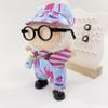 15-17cm Fashion Doll Clothes, Cool Overalls 6Pcs Doll Outfits and Accessories for Dress Up/Collectors (Hat + Top + Pants + Water Bottle + Glasses + Shoes)(No Dolls) view 4