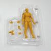 Action Figure Set 5.5-Inch Male and Female Poseable Figures with Accessories and Stand Orange PVC & ABS Models (Man) view 3