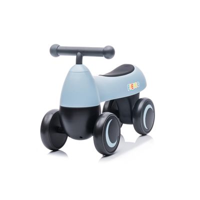 HomeStock Baroque Bonanza Balance Bike Push Car 4 Wheel 22" x 11" x 16" Light Blue EVA Tire Ride-On for Toddlers with Swivel Feature and Lightweight Design