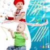 Feradny 24 Pcs Kids Magnetic Fishing Poles Wooden Magnetic Fishing Rods Colorful Wooden Fishing Games for Kindergarten Boys Girls Fishing Game Birthday Gifts, 8 Colors view 3
