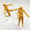 Action Figure Set 5.5-Inch Male and Female Poseable Figures with Accessories and Stand Orange PVC & ABS Models (Woman) view 2