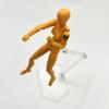 Action Figure Set 5.5-Inch Male and Female Poseable Figures with Accessories and Stand Orange PVC & ABS Models (Woman) view 4
