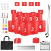 Behonor Backyard Golf Game with 2 Clubs, Portable 9 Hole Backyard Golf Course,Outdoor Battle Golf Game for All Ages Adults,Beach,Camping and Park Kids,Family, Anywhere Practice view 1