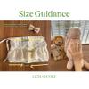 LICHADUOLE 14-16"/36cm Teddy Bear Outfit: Large Bashful Bunny Dress Bartholomew Bear Sweater Dress with Hair Clip 3-Piece Set for 14inch Plush Animals(NO Doll) view 3