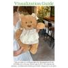 LICHADUOLE 14-16"/36cm Teddy Bear Outfit: Large Bashful Bunny Dress Bartholomew Bear Sweater Dress with Hair Clip 3-Piece Set for 14inch Plush Animals(NO Doll) view 4