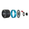 Aluminum Alloy RC Transmitter Hand Wheel Handwheel for SANWA MT4 MT5 M12 M17, FUTABA 4PX 7PX 10PX, FLYSKY NB4 NB4Pro NB4Lite, WFLY X9 Transmitter Remote Control (Style A-Blue) view 2