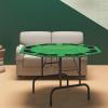 Wheloy Soozier Poker Table Foldable 47" Octagon Casino Table Blackjack Texas Holdem Poker Table for 8 Players with Chips Tray and Cup Holders view 1