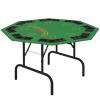 Wheloy Soozier Poker Table Foldable 47" Octagon Casino Table Blackjack Texas Holdem Poker Table for 8 Players with Chips Tray and Cup Holders view 2