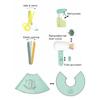 ZJchao Kids Hairdressing Makeup Role Play Toy Set Wooden Simulation Haircut Bag view 2