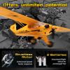 CKYSCHN WLtoys A160 J3 RC Plane Brushless 3D, 5CH Remote Control Airplane for Adult, 6-Axis Gyro 2.4G RC Aircraft with 2 Batteries  Ideal Gift for Aviation Enthusiasts view 4