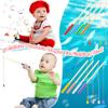 Feradny 40 Pcs 10 Inch Kids Magnetic Fishing Poles Wooden Magnetic Fishing Rods Colorful Wooden Fishing Games for Kindergarten Boys Girls Fishing Game Birthday Gifts, 8 Colors view 3