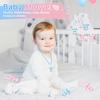 36 Pieces Acrylic Pacifiers for Baby Shower Games Boy Girl, 2.5'' Baby Shower Pacifiers, Bulk Pacifier for Hunt Games, Gender Reveal Table Scatter, Party Favors Decoration(Blue&Pink) view 4