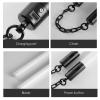 2 in 1 Innovative Double Glowing Sticks, Rechargeable Light Saber, Connectable Design, Xenopixel Removable Blade, Black view 3