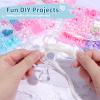 48 Pcs Pacifiers for Baby Shower Game, 2.5 Inch Large Size Plastic Pacifiers Baby Shower Games Pacifier Hunt Decoration DIY, Gender Reveal Table Scatter, Party Favors(Clear) view 3