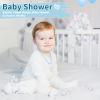 48 Pcs Pacifiers for Baby Shower Game, 2.5 Inch Large Size Plastic Pacifiers Baby Shower Games Pacifier Hunt Decoration DIY, Gender Reveal Table Scatter, Party Favors(Clear) view 4