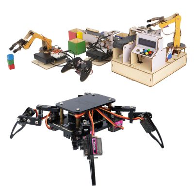 3-in-1 ESP32 IoT Control Smart Factory Starter Kit & STEM Robotics Science Kits for Adults, School DIY Education Solution Series STEAM Set for Teens 12+ Year Old Boys, Girls, Adults Unique Gifts