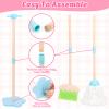 Kids Cleaning Set, Wooden Toddler Broom Set for Housekeeping, 7 Pieces Montessori Cleaning Toys with Kids Broom and Mop Set, Housework Pretend Play Toy Gift for Boys Girls Ages 3+ view 3