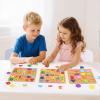 Alphabet Wooden Puzzles for Toddlers 3-5, Pack of 3 ABC, Number and Shape Puzzle, Preschool Educational Learning Toys with Puzzle Board & Letter Blocks for Girls Boys Ages 3 4 5 Years Old view 3