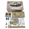 Kafoopolly 1/16 RC Tank Model, 2.4G British Crusader Full-Proportional Remote Control Tank with Sound and Lights, Dual-Speed Modes and Recoil Simulation (RTR/Camouflage Black) view 1
