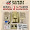 Kafoopolly 1/16 RC Tank Model, 2.4G British Crusader Full-Proportional Remote Control Tank with Sound and Lights, Dual-Speed Modes and Recoil Simulation (RTR/Camouflage Black) view 3