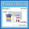 Countries of The World Flashcards Country Flag Continent Capital Language Learning Flash Cards Laminated Geography Culture Educational Cards Game Gift for Adults Family Classroom Teachers Students view 3
