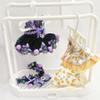 1 Set Doll Garment Rack with 5Pcs Clothes Hanger for Small Dolls Clothes Rack White Mini Dress Up Storage Doll Garment Rack Accessory for Dollhouse Cat Puppy (Double Bars-White) view 2