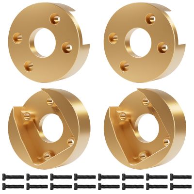 OGRC 4Pcs Brass Wheel Weights 83g Wheel Counterweight for for Axial AXP8 1/8 RC Trail Buggy Upgrade Parts