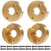 OGRC 4Pcs Brass Wheel Weights 83g Wheel Counterweight for for Axial AXP8 1/8 RC Trail Buggy Upgrade Parts view 1
