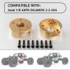 OGRC 4Pcs Brass Wheel Weights 83g Wheel Counterweight for for Axial AXP8 1/8 RC Trail Buggy Upgrade Parts view 4