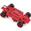 DAIHAOUU Metal 1/28 4X4 RC Car Frame Equipment for Mosquito Drift Racing Car TS for 1/28 for Wltoys 284131 K969 K989 MINI-Q Accessories Kits(Red) view 1