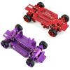 DAIHAOUU Metal 1/28 4X4 RC Car Frame Equipment for Mosquito Drift Racing Car TS for 1/28 for Wltoys 284131 K969 K989 MINI-Q Accessories Kits(Red) view 2
