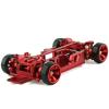 DAIHAOUU Metal 1/28 4X4 RC Car Frame Equipment for Mosquito Drift Racing Car TS for 1/28 for Wltoys 284131 K969 K989 MINI-Q Accessories Kits(Red) view 3