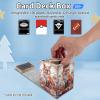 ACWDMKH Card Deck Box for MTG Commander,Collectible Trading Storage Box Fits 120+ Single Sleeved Cards Magnetic Case PU Leather for Magic Commander TCG CCG MTG,Cute Fox Flower view 3